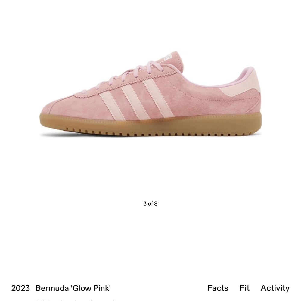 Bermuda ‘Glow Pink’ Adidas shoes size 9.5